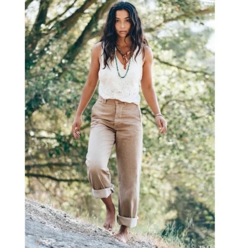 Imogene + Willie Khaki Twill Denim Kate size 29